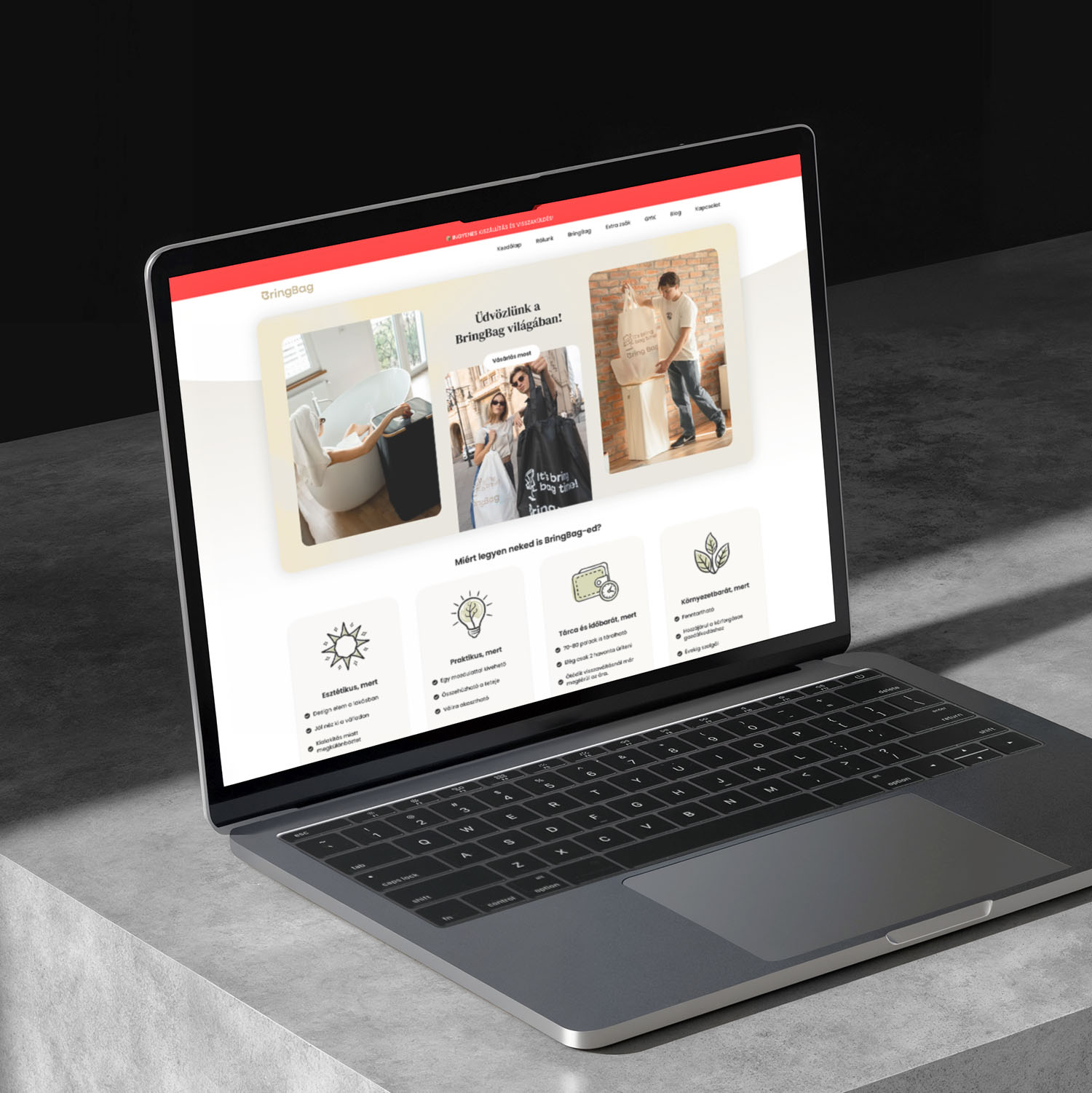 Weboldalak - BringBag